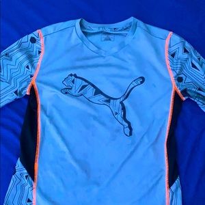 A clean puma kids shirt looks and smells brand new